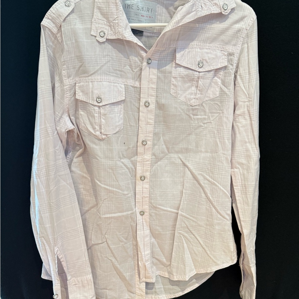 Purple Button-Up Shirt